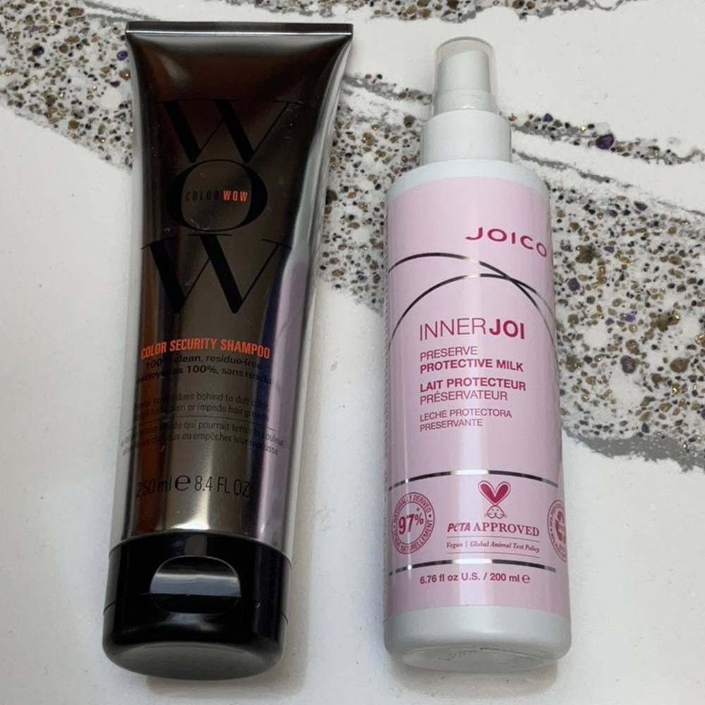 Color Wow Shampoo and Joico Protective Milk NewTwo piece Set